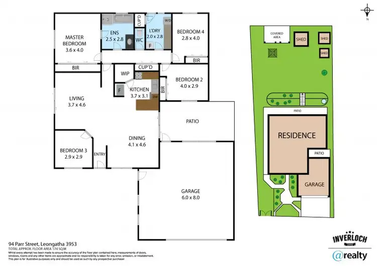 Floorplan of Homely house listing, 94 Parr Street, Leongatha VIC 3953