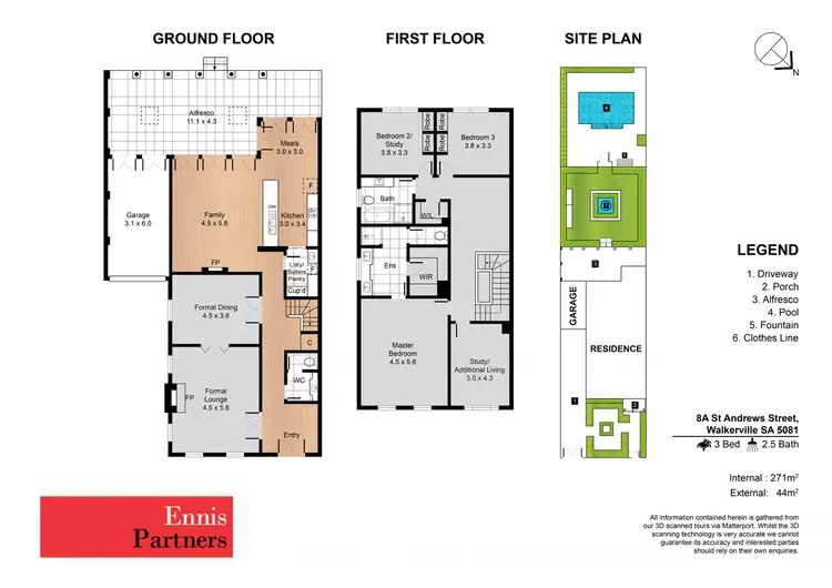 Floorplan of Homely house listing, 8A St Andrews Street, Walkerville SA 5081
