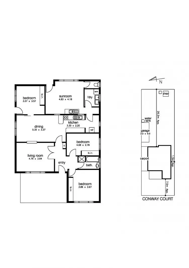 Floorplan of Homely house listing, 8 Conway Court, Altona North VIC 3025