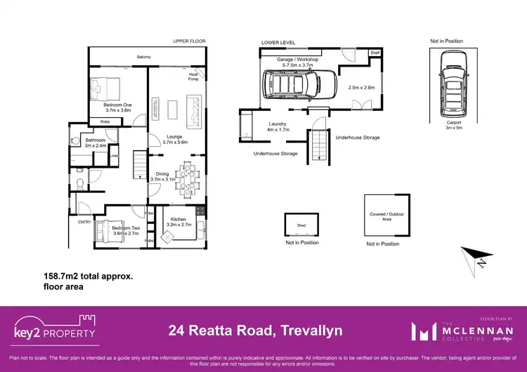Floorplan of Homely house listing, 24 Reatta Road, Trevallyn TAS 7250