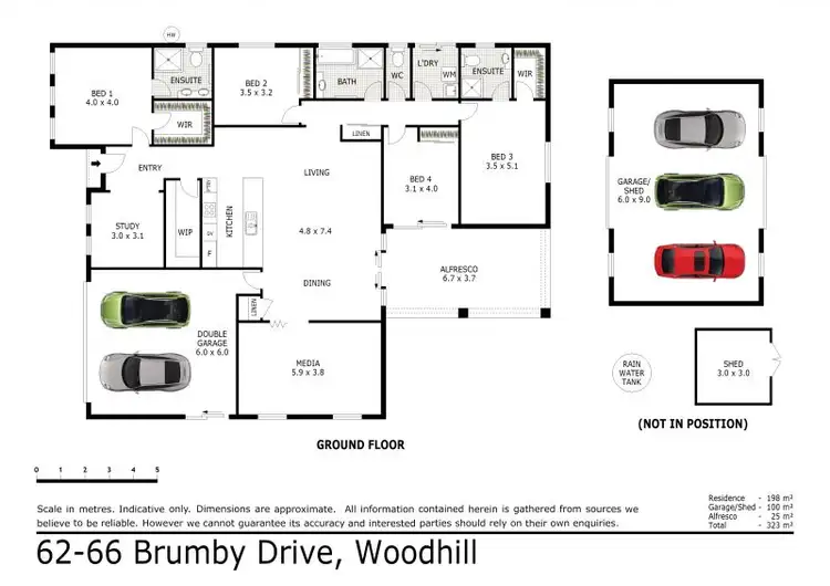 Floorplan of Homely house listing, 62-66 Brumby Drive, Woodhill QLD 4285