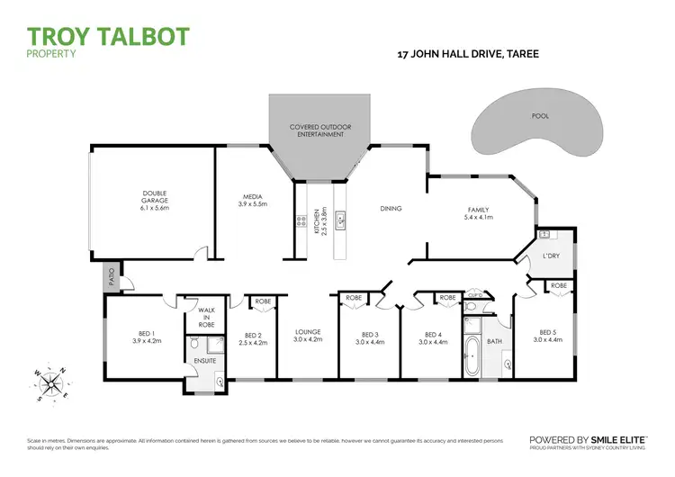 Floorplan of Homely house listing, 17 John Hall Drive, Taree NSW 2430