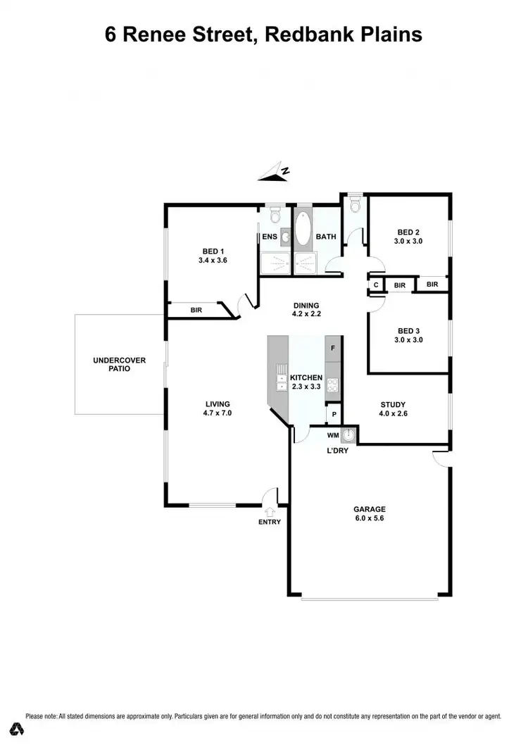 Floorplan of Homely house listing, 6 Renee Street, Redbank Plains QLD 4301