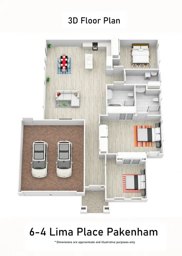 Floorplan of Homely unit listing, 6/4 Lima Place, Pakenham VIC 3810