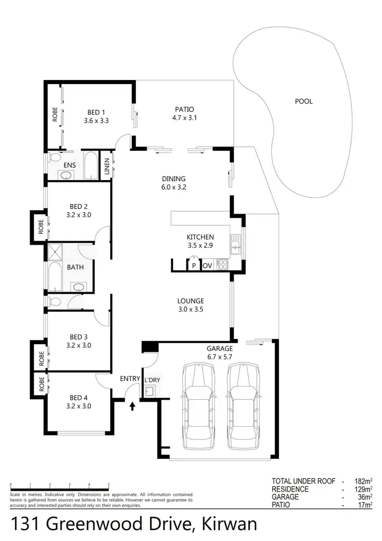 Floorplan of Homely house listing, 131 Greenwood Drive, Kirwan QLD 4817