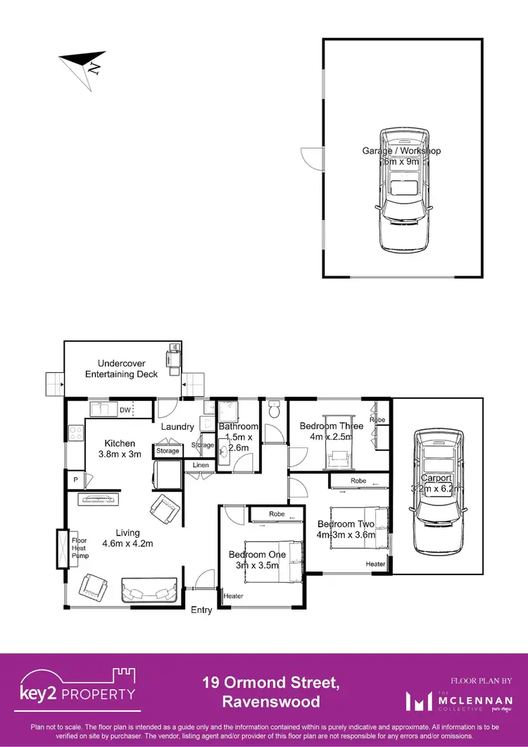 Floorplan of Homely house listing, 19 Ormond Street, Ravenswood TAS 7250