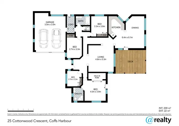 Floorplan of Homely house listing, 25 Cottonwood Crescent, Coffs Harbour NSW 2450