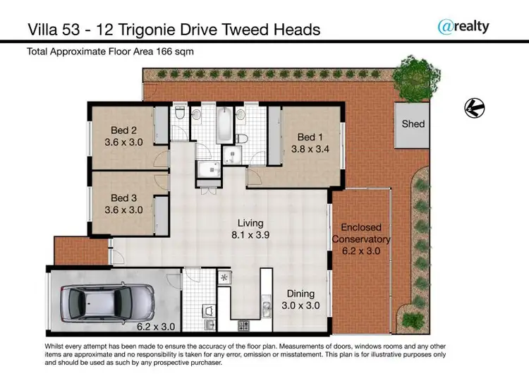 Floorplan of Homely apartment listing, 53/12 Trigonie Drive, Tweed Heads South NSW 2486