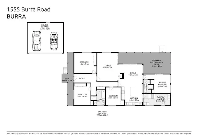 Floorplan of Homely rural property listing, 1555 Burra rd, Burra NSW 2620