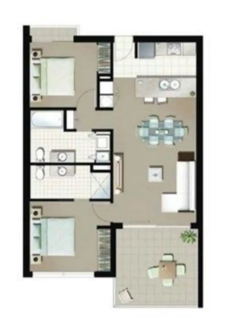 Floorplan of Homely apartment listing, 5606/5 Emporio Place, Maroochydore QLD 4558