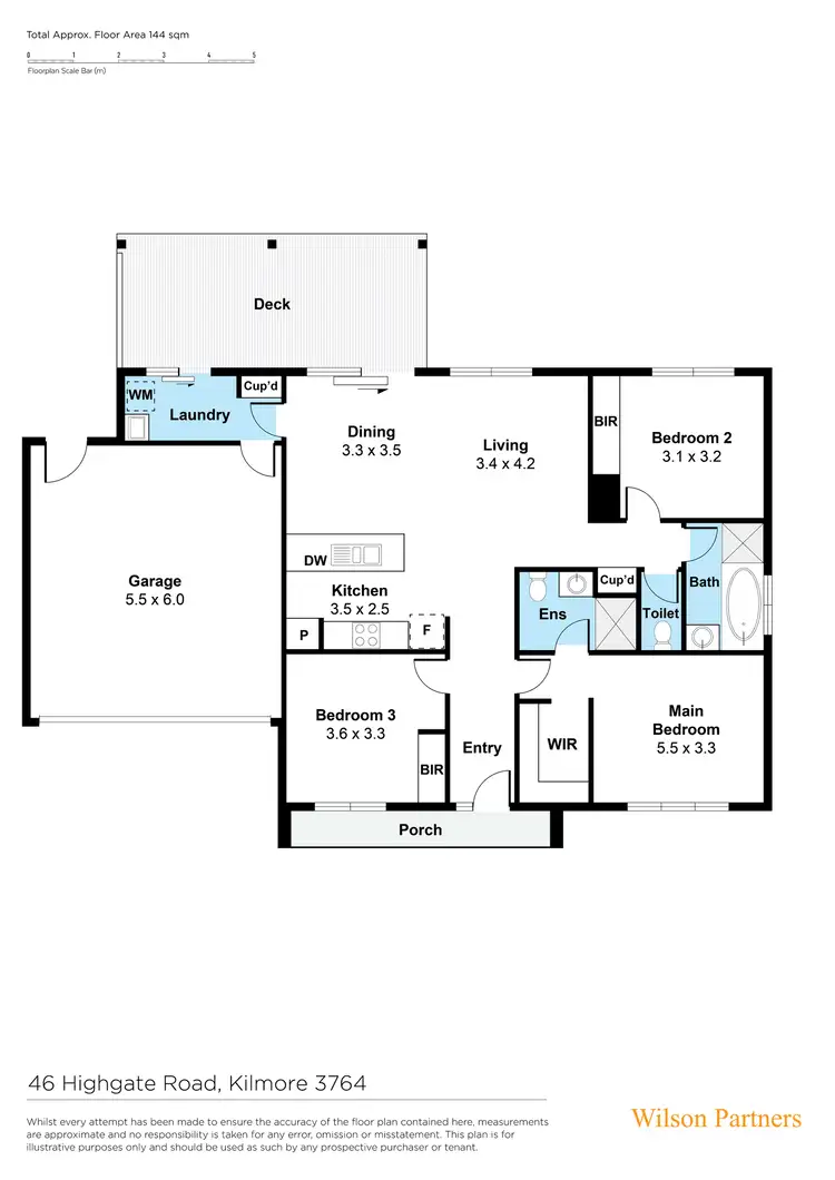 Floorplan of Homely house listing, 46 Highgate Road, Kilmore VIC 3764