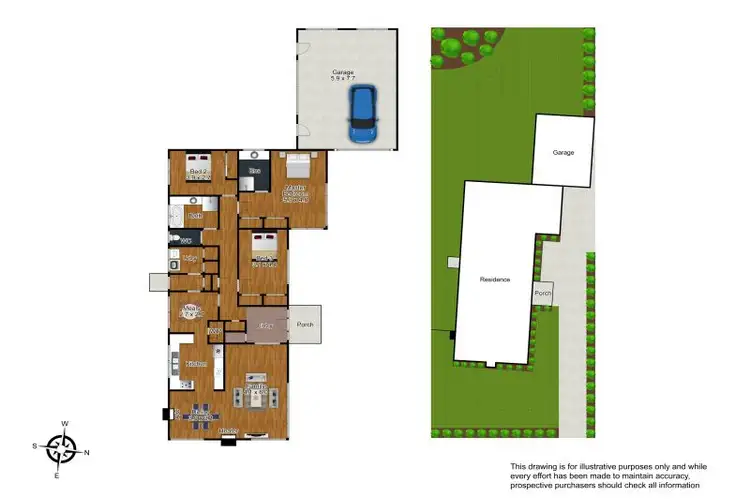 Floorplan of Homely house listing, 74 Sylphide Way, Wantirna South VIC 3152
