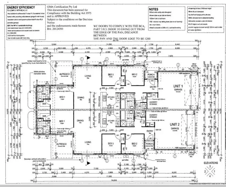 Floorplan of Homely semi-detached listing, 1/21 Ellem Drive, Chinchilla QLD 4413