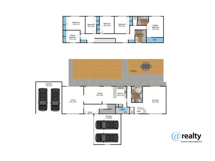 Floorplan of Homely house listing, 7 Lisle Street, Moe VIC 3825
