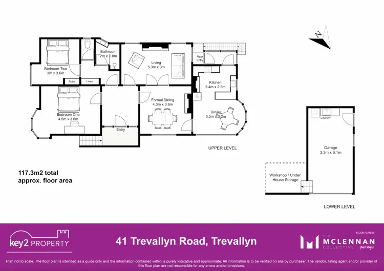Floorplan of Homely house listing, 41 Trevallyn Road, Trevallyn TAS 7250