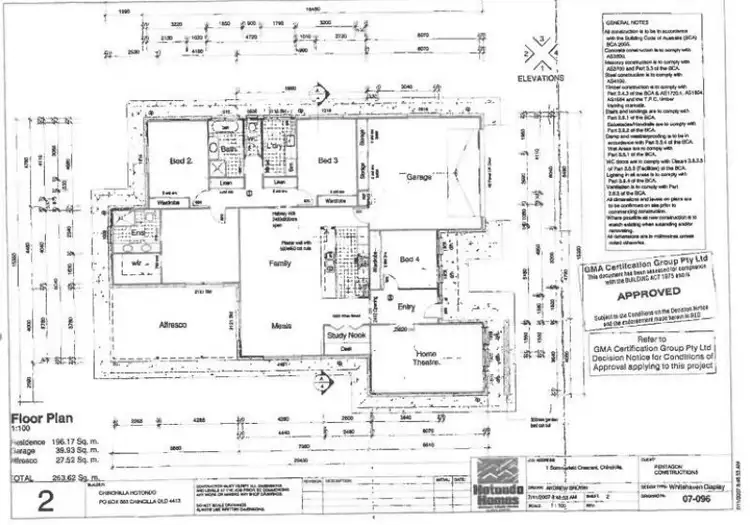 Floorplan of Homely house listing, 1 Sommerfeld Cres, Chinchilla QLD 4413