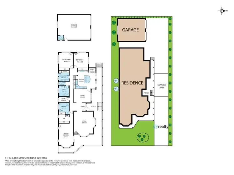Floorplan of Homely house listing, 11-13 Cane Street, Redland Bay QLD 4165