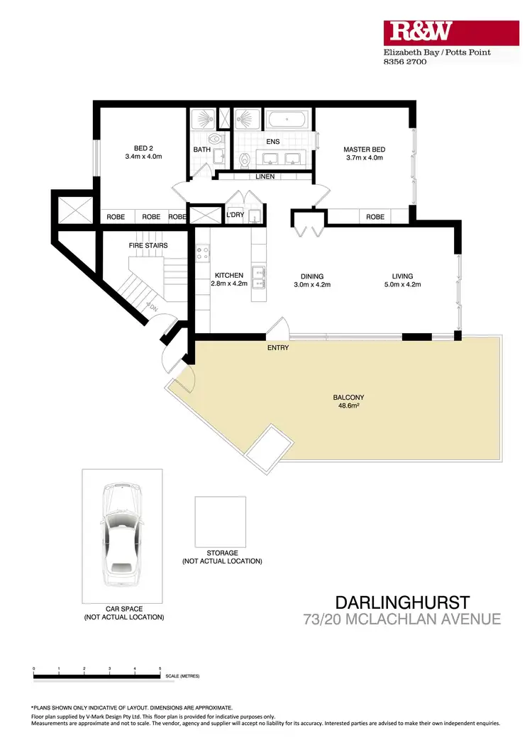 Floorplan of Homely apartment listing, 73/20 McLachlan Avenue, Rushcutters Bay NSW 2011