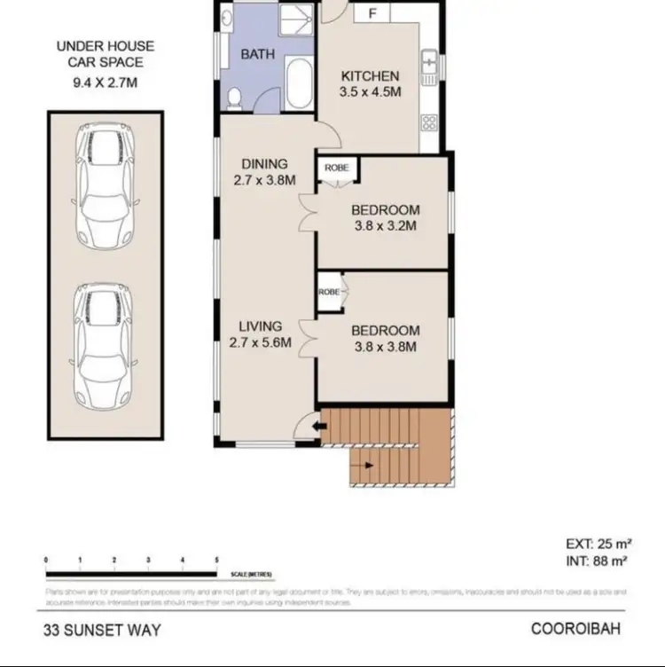Floorplan of Homely house listing, 33 Sunset Way, Cooroibah QLD 4565