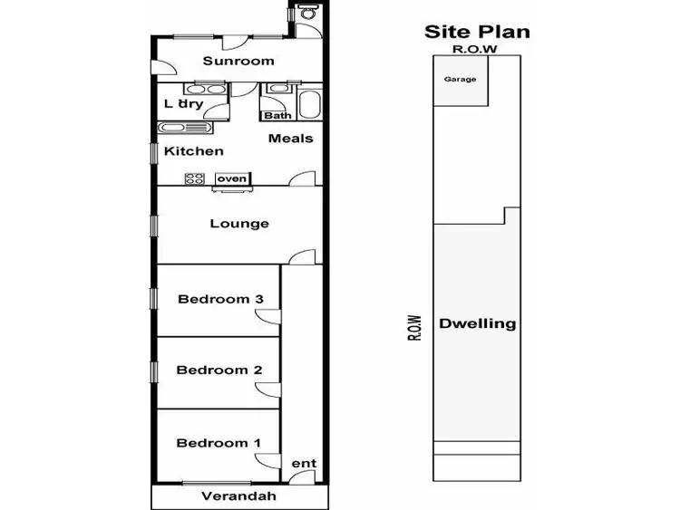 Floorplan of Homely house listing, 77 Mitchell St, Brunswick VIC 3056
