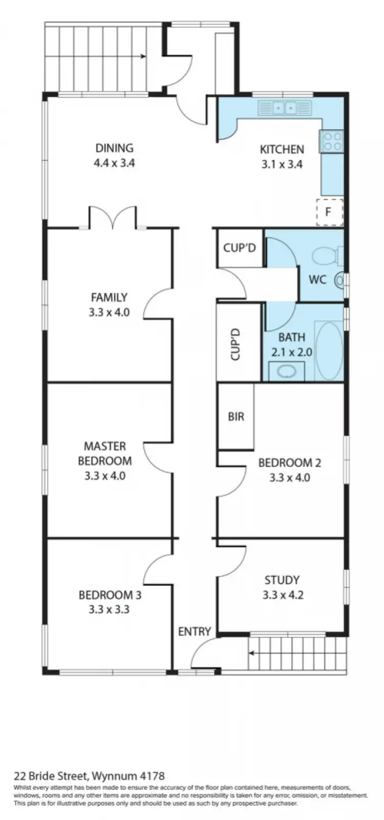 Floorplan of Homely house listing, 22 Bride Street, Wynnum QLD 4178