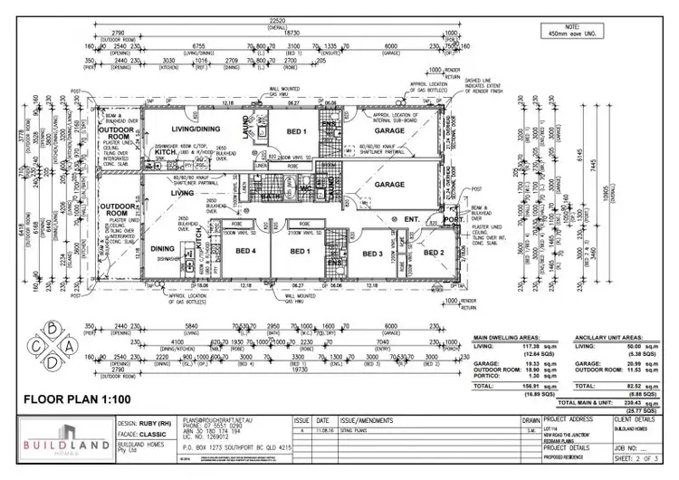 Floorplan of Homely semi-detached listing, U1 & U2/85 Tempest Circuit, Redbank Plains QLD 4301