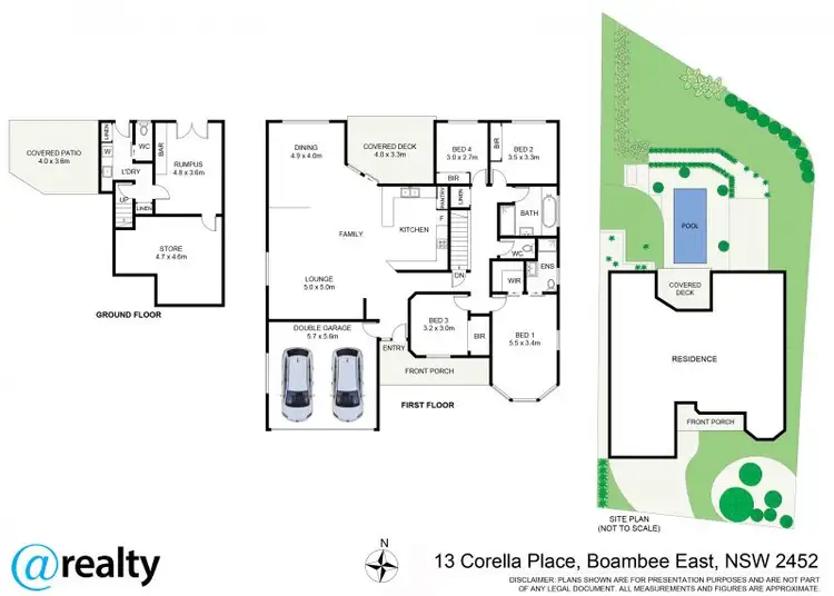Floorplan of Homely house listing, 13 Corella Place, Boambee East NSW 2452