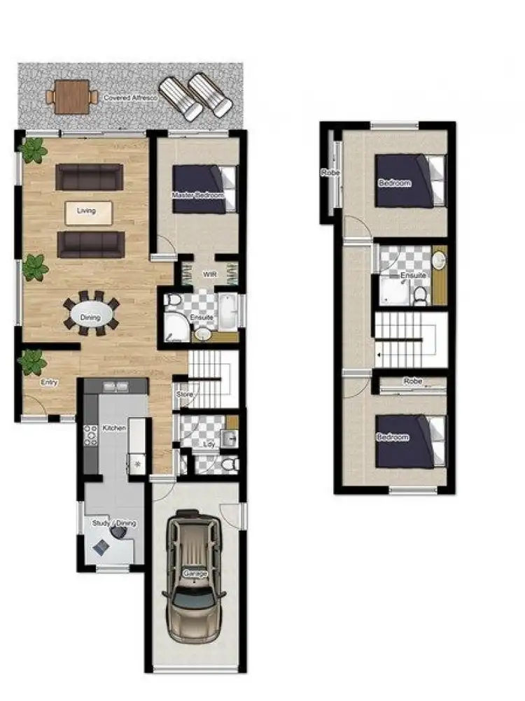 Floorplan of Homely villa listing, 119/19 Santa Barbara Road, Hope Island QLD 4212