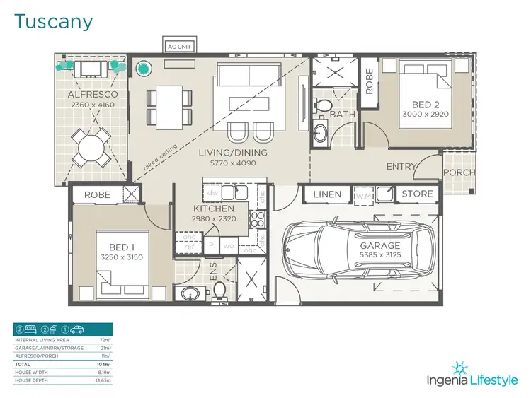 Floorplan of Homely retirement listing, 198/2-20 Island View Drive, Urangan QLD 4655