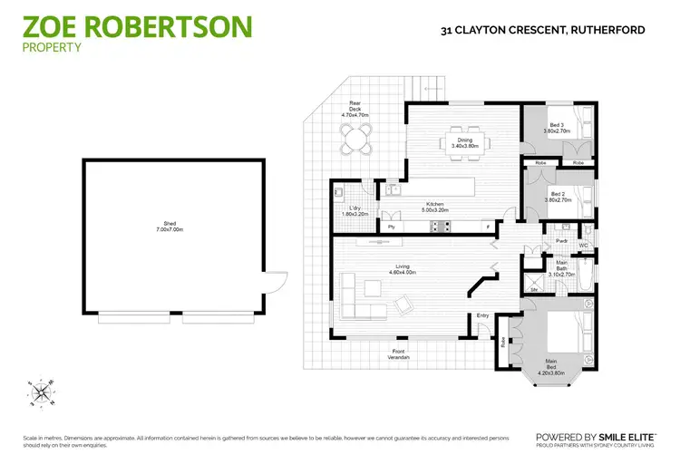 Floorplan of Homely house listing, 31 Clayton Crescent, Rutherford NSW 2320