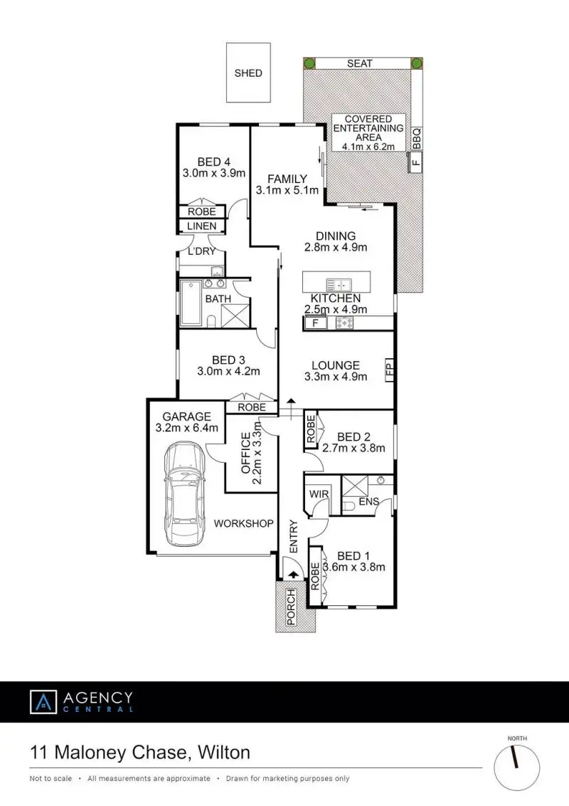 Floorplan of Homely house listing, 11 Maloney Chase, Wilton NSW 2571