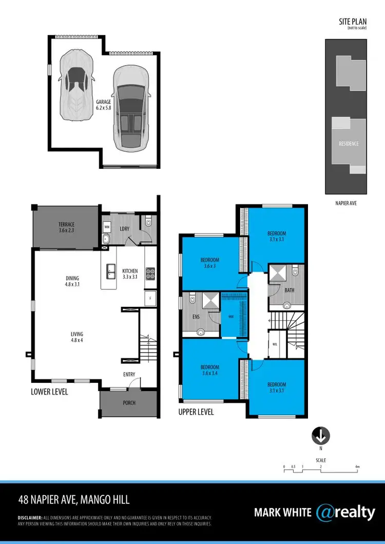 Floorplan of Homely terrace listing, 48 Napier Avenue, Mango Hill QLD 4509