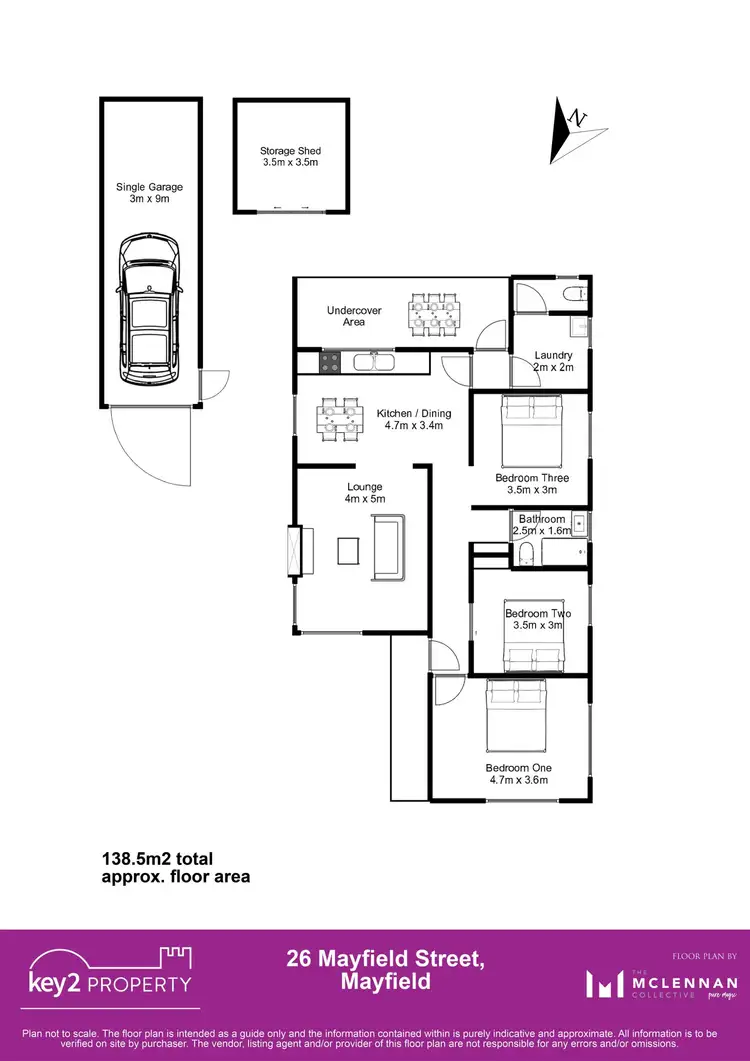 Floorplan of Homely house listing, 26 Mayfield Street, Mayfield TAS 7248