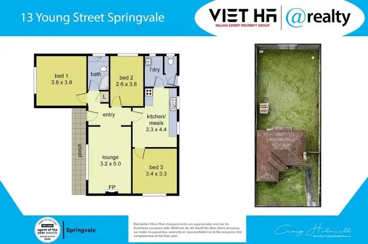 Floorplan of Homely house listing, 13 Young Street, Springvale VIC 3171