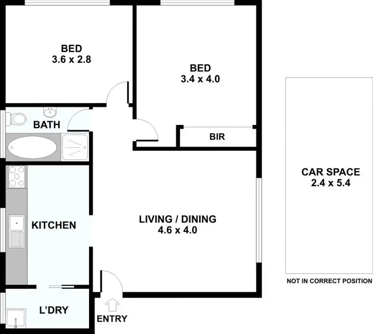Floorplan of Homely unit listing, 6/113 Sutherland Street, Mascot NSW 2020
