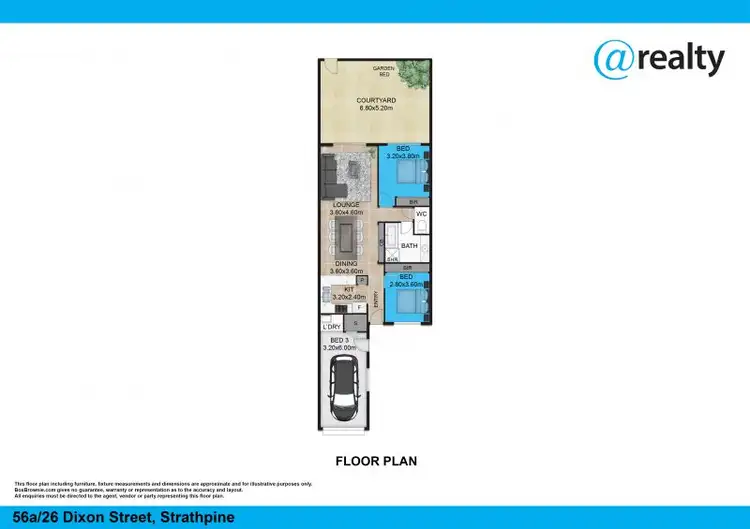Floorplan of Homely villa listing, 56a/26 Dixon Street, Strathpine QLD 4500
