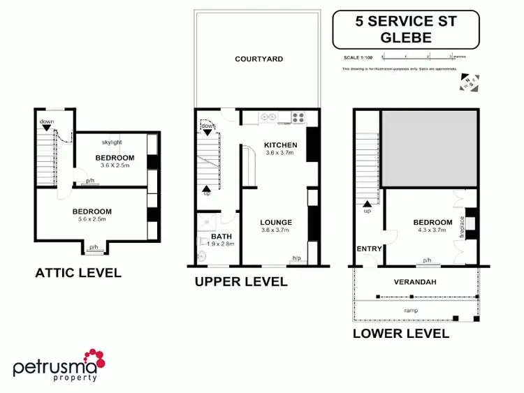 Floorplan of Homely house listing, 5 Service Street, Glebe TAS 7000