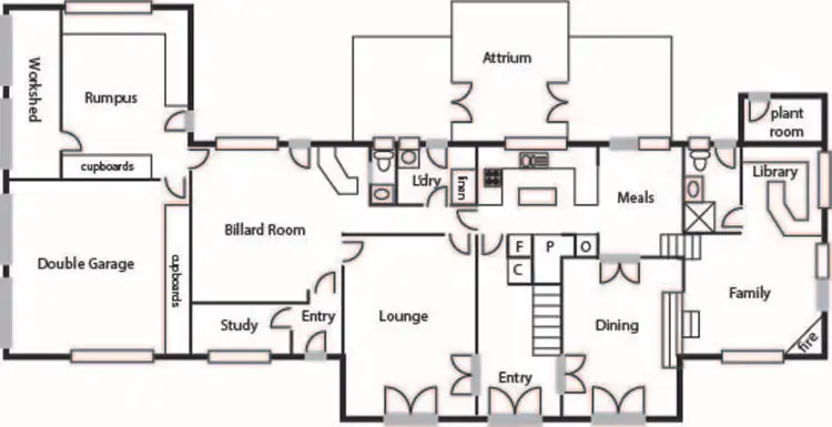 Floorplan of Homely house listing, 4 Lincoln Place, Chapman ACT 2611
