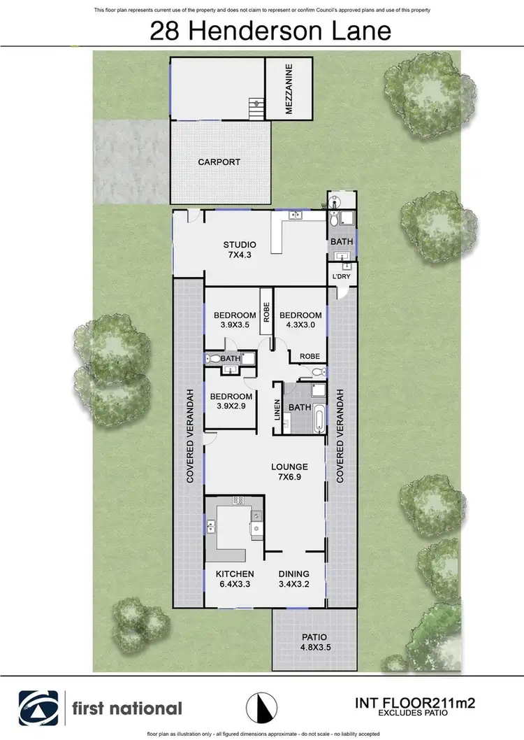 Floorplan of Homely house listing, 28 Henderson Lane, Mullumbimby NSW 2482