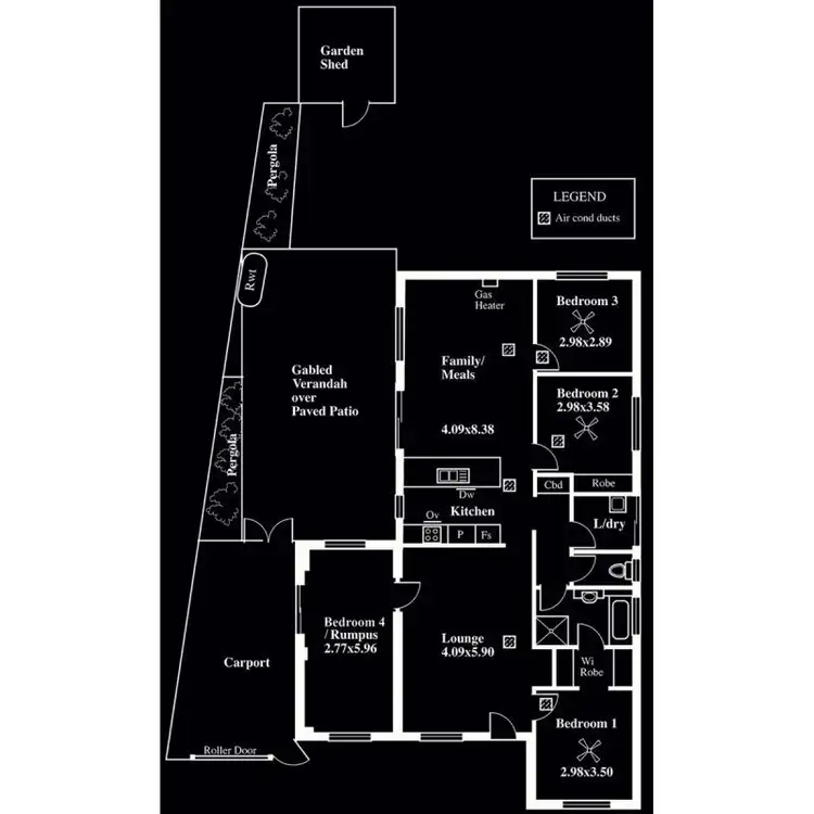 Floorplan of Homely house listing, 22 Windlass Square, Seaford Rise SA 5169