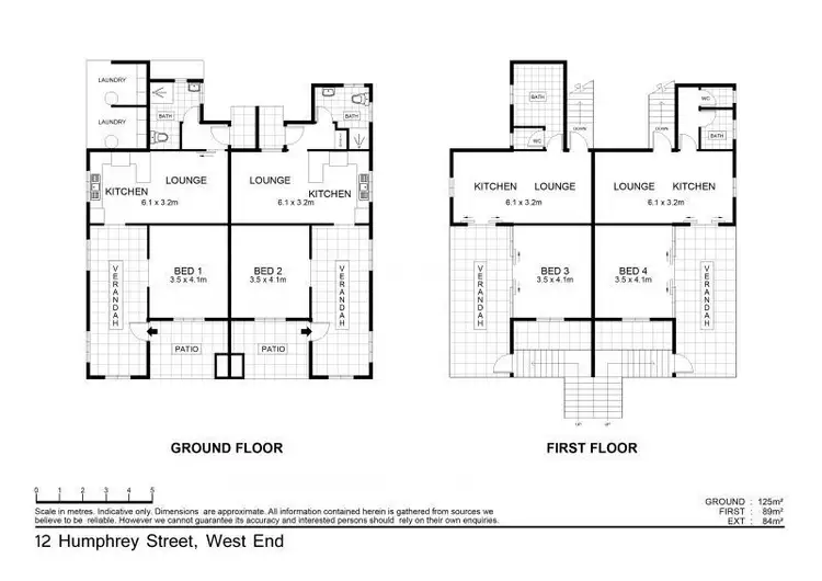 Floorplan of Homely block of units listing, 12 Humphrey Street, West End QLD 4810