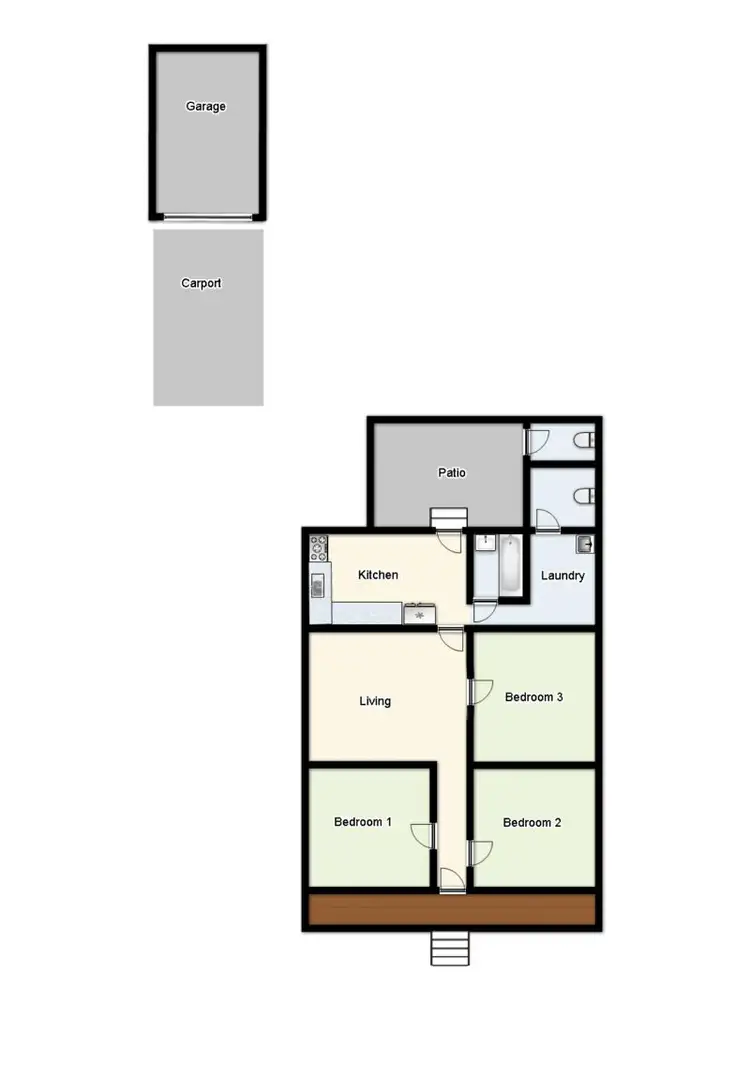 Floorplan of Homely house listing, 25 Henson Ave, Mayfield East NSW 2304