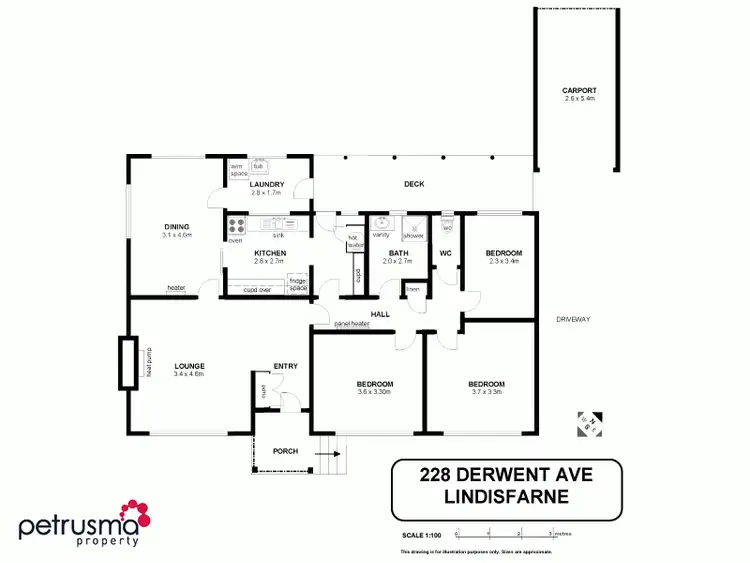 Floorplan of Homely house listing, 228 Derwent Avenue, Lindisfarne TAS 7015