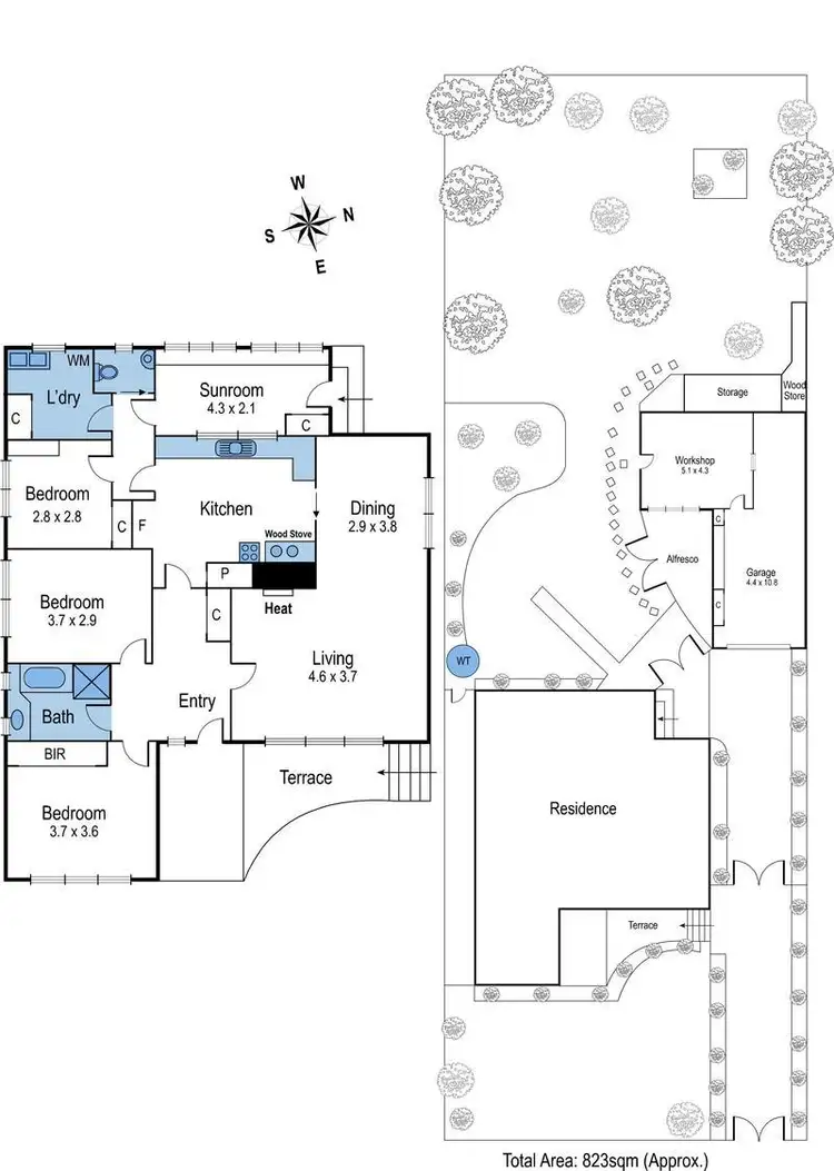 Floorplan of Homely house listing, 6 Anthony Street, Newcomb VIC 3219