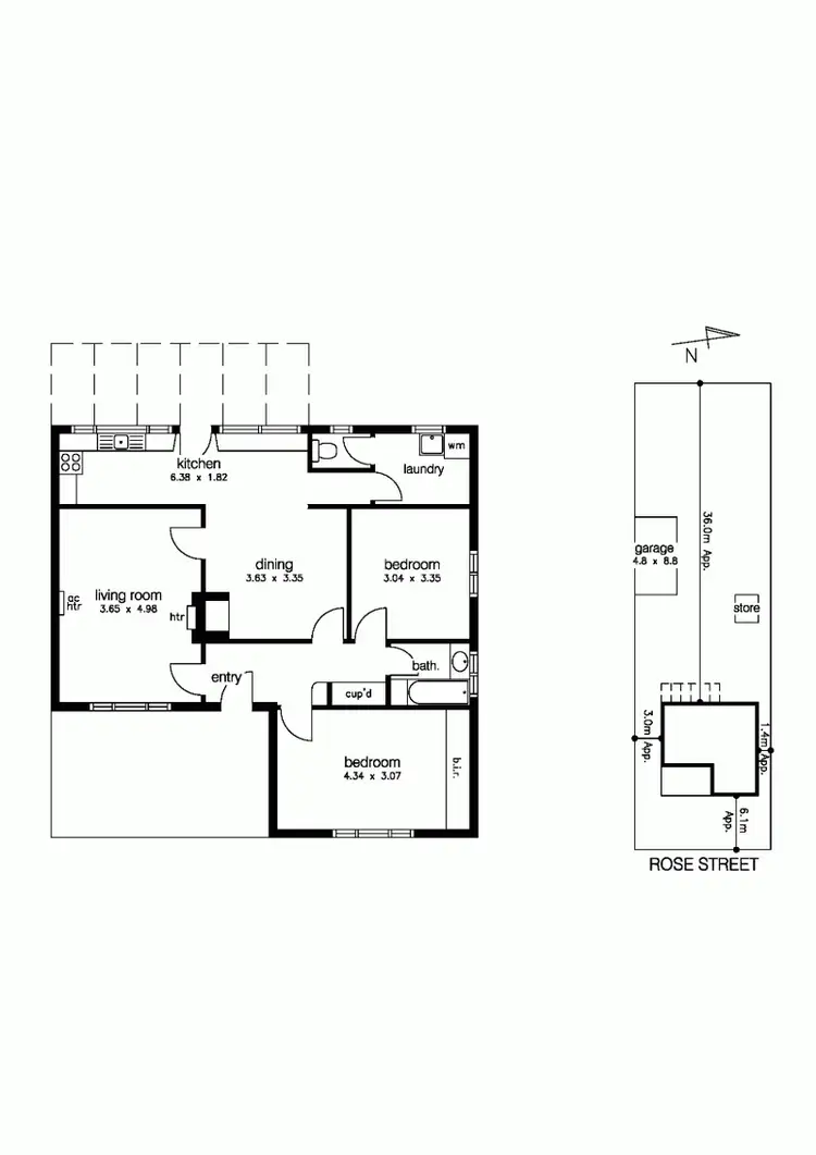 Floorplan of Homely house listing, 9 Rose Street, Altona VIC 3018