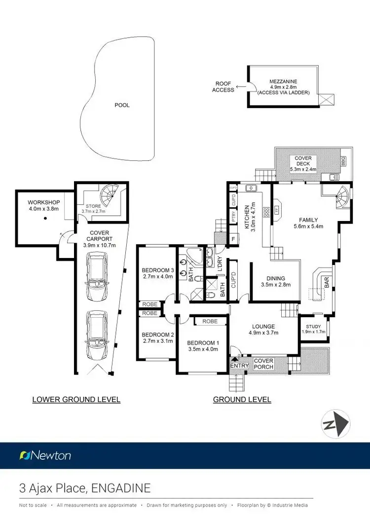 Floorplan of Homely house listing, 3 Ajax Place, Engadine NSW 2233