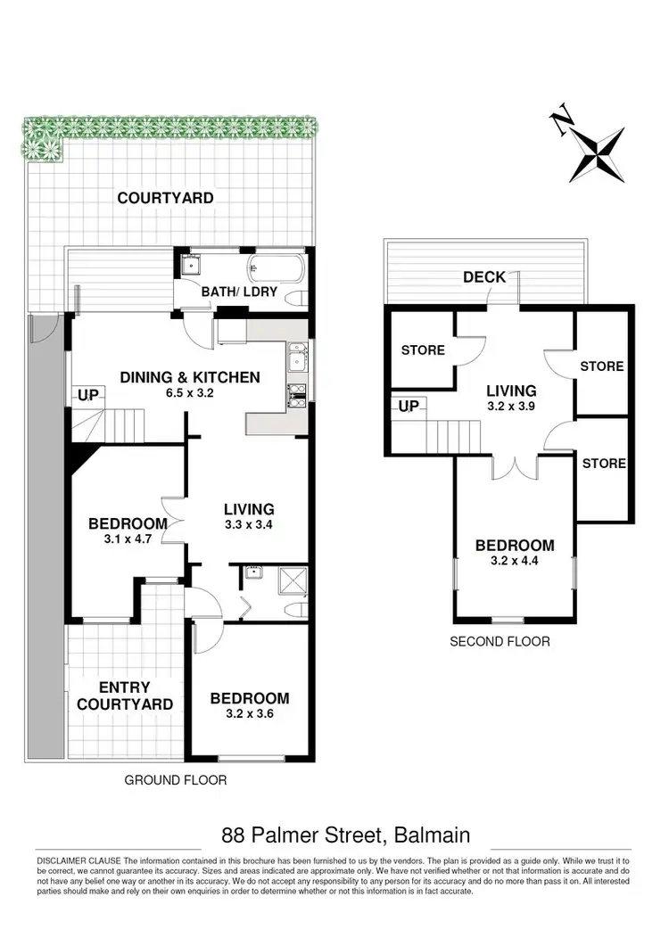 Floorplan of Homely house listing, 88 Palmer Street, Balmain NSW 2041
