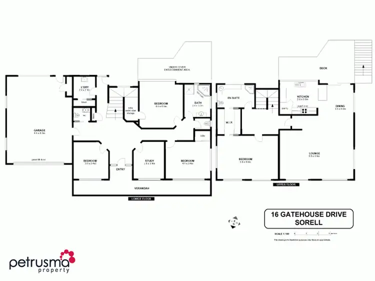 Floorplan of Homely house listing, 16 Gatehouse Drive, Sorell TAS 7172