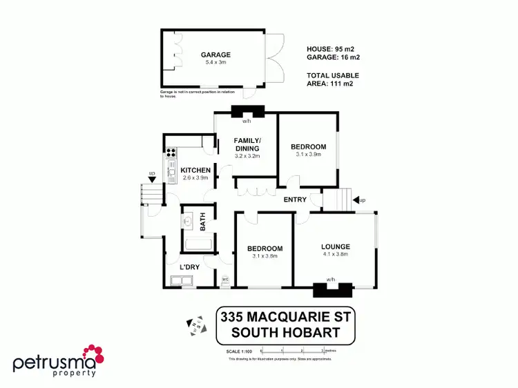 Floorplan of Homely house listing, 335 Macquarie Street, South Hobart TAS 7004