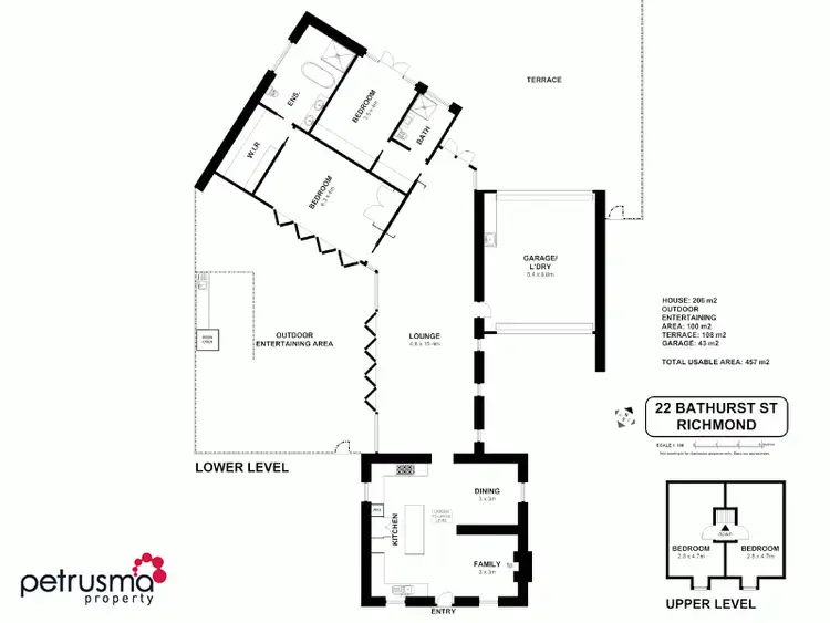 Floorplan of Homely house listing, 22 Bathurst Street, Richmond TAS 7025